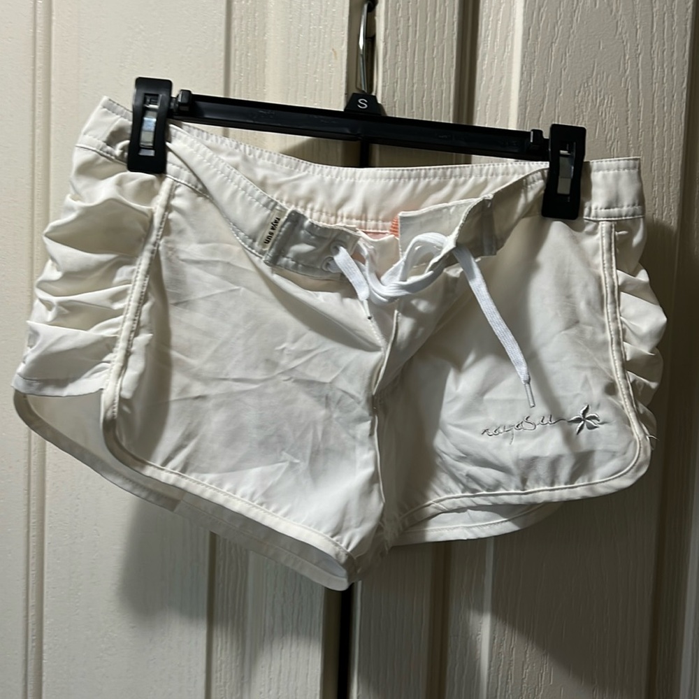 Rays Sun White Junior Swim Shorts